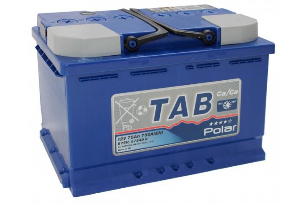 Аккумулятор Tab Polar 75 A/h 750A (EN) Аккумулятор Tab Polar 75 A/h 750A (EN)